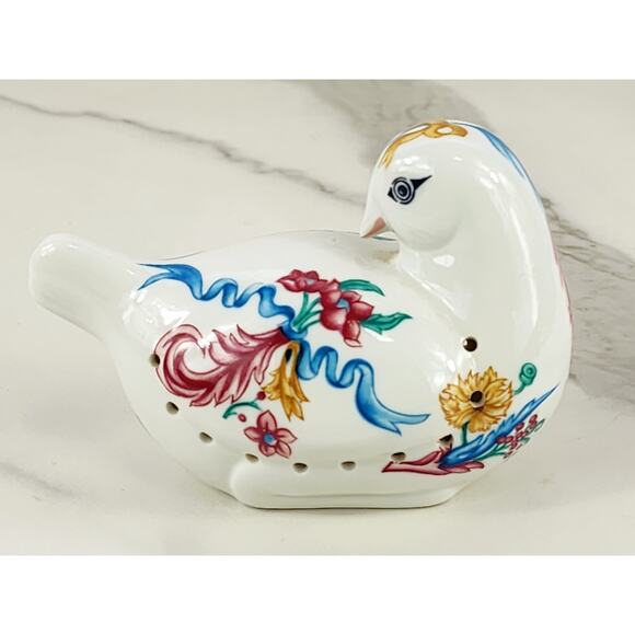 Elizabeth Arden Sachet Pomander Potpourri Holder Bird Shaped 4" Porcelain 90's - Picture 7 of 16